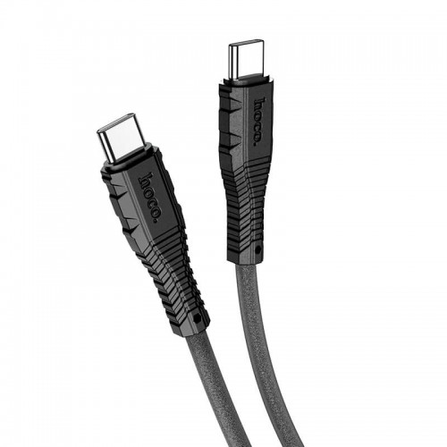 Кабель HOCO Type-C to Type-C Nano silicone charging data cable X67 |1.2m, 60W, 5A|