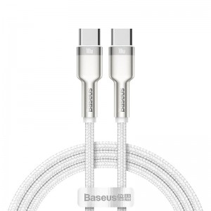 Кабель BASEUS Type-C to Type-C Cafule Series Metal Data Cable |1m, 5A, 100W, PD| (CATJK-C02)