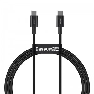 Кабель BASEUS Type-C to Type-C Superior Series Fast Charging Data Cable |1M, 5A, 100W| (CATYS-B02)