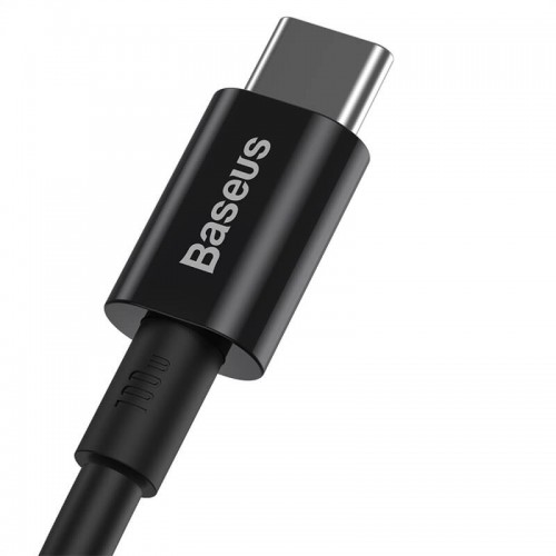Кабель BASEUS Type-C to Type - C Superior Series Fast Charging Data Cable |1M, 5A, 100W| (CATYS-B02) black