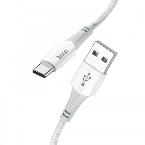 Кабель Hoco Type-C Ferry charging data cable X70 |1m, 3A| white