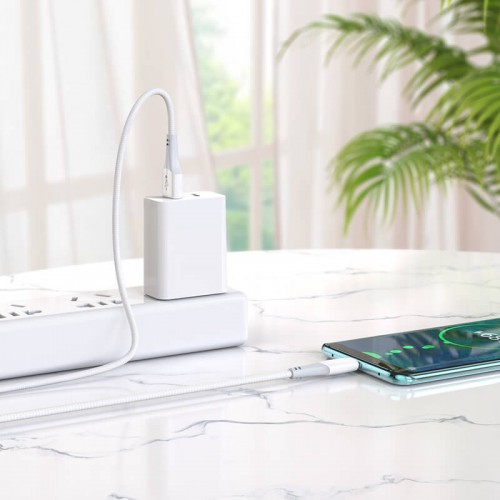 Кабель Hoco Type-C Ferry charging data cable X70 |1m, 3A| white