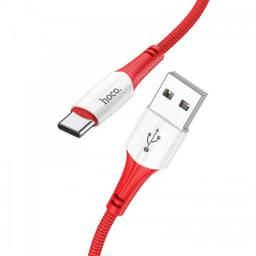 Кабель Hoco Type-C Ferry charging data cable X70 |1m, 3A| white