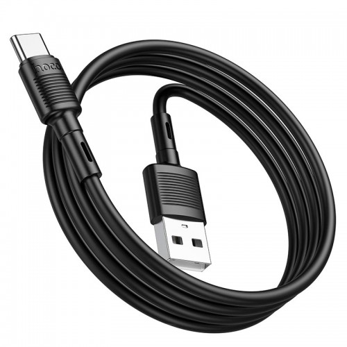 Кабель Hoco Type-C Victory charging data cable X83 |1m, 3A| black