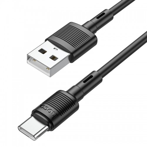 Кабель Hoco Type-C Victory charging data cable X83 |1m, 3A| black