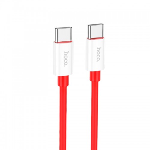 Кабель HOCO Type-C to Type-C Magic silicone PD charging data cable X87 |1m, 60W, 3A|