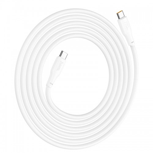 Кабель Hoco Type-C to Type-C Force fast charging data cable X93 |2m, 240W| white