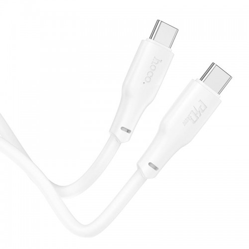 Кабель Hoco Type-C to Type-C Force fast charging data cable X93 |2m, 240W| white
