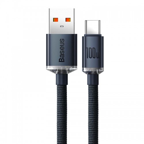 Кабель Baseus Type-C Crystal Shine Series Fast Charging Data Cable |1.2m, 100W|
