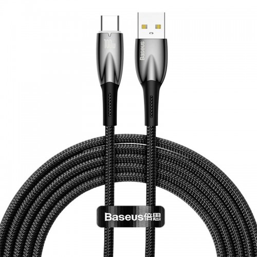 Кабель Baseus Type-C Glimmer Series Fast Charging Data Cable |2m, 100W| black