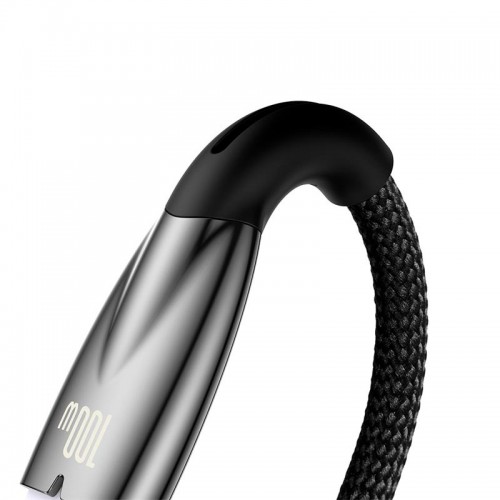 Кабель Baseus Type-C Glimmer Series Fast Charging Data Cable |2m, 100W| black