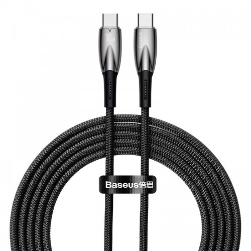 Кабель Baseus Type-C to Type-C Glimmer Series Fast Charging Data Cable |2m, 100W|