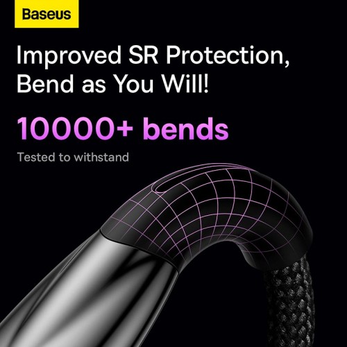 Кабель Baseus Type-C to Type-C Glimmer Series Fast Charging Data Cable |2m, 100W|