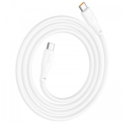Кабель Hoco Type-C to Type-C Force fast charging data cable X93 |1m, 240W| white