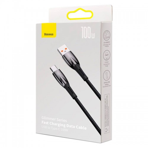 Кабель Baseus Type-C Glimmer Series Fast Charging Data Cable |1m, 100W/6A|