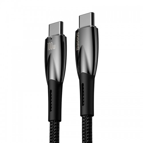 Кабель Baseus Type-C to Type-C Glimmer Series Fast Charging Data Cable |1m, 100W/5A|