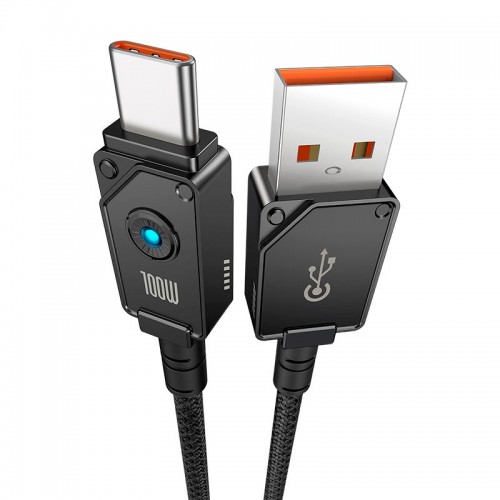 Кабель Baseus Type-C Unbreakable Series Fast Charging Data Cable |1m, 100W/6A| black