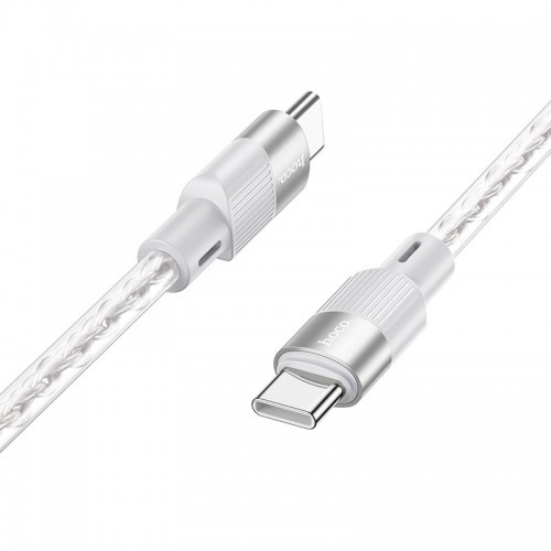 Кабель HOCO X99 Crystal junction Type-C to Type-C silicone charging data cable |1m, 60W/3A|