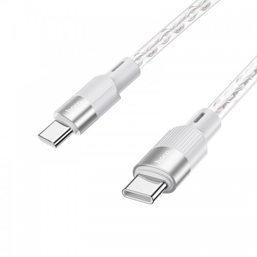 Кабель HOCO X99 Crystal junction Type-C to Type-C silicone charging data cable |1m, 60W/3A|