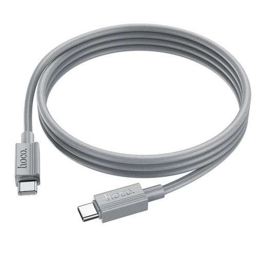 Кабель Hoco Type-C to Type-C Favor charging data cable X107 |1m, 60W| grey