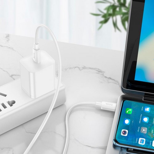 Кабель Hoco Type-C to Type-C Hyper fast charging data cable X96 |1m, 60W/3A| black