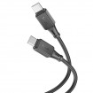Кабель Hoco Type-C to Type-C Assistant silicone charging data cable X101 |1m, 60W/3A| black