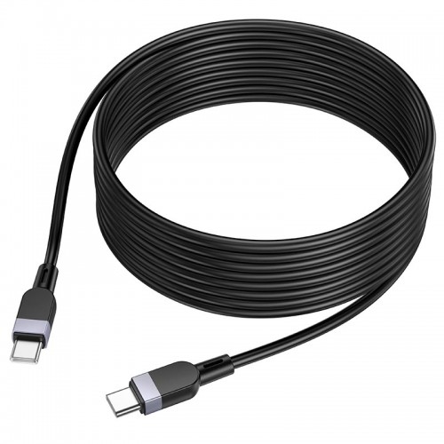 Кабель Hoco Type-C to Type-C Energy silicone charging data cable X109 |3m, 60W| black