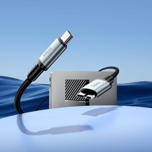 Кабель HOCO Type-C to Micro USB 3.0 excellent speed cable US10 |0.5m, 5Gbps|