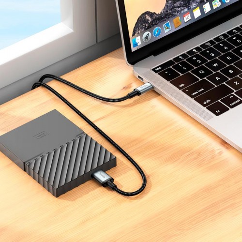 Кабель HOCO Type-C to Micro USB 3.0 excellent speed cable US10 |0.5m, 5Gbps|