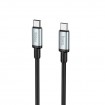 Кабель Hoco Type-C to Type-C USB 3.0 excellent speed cable US10 |0.5m, 3A, 5Gbps| black