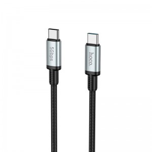 Кабель HOCO Type-C to Type-C USB 3.0 excellent speed cable US10 |0.5m, 3A, 5Gbps|