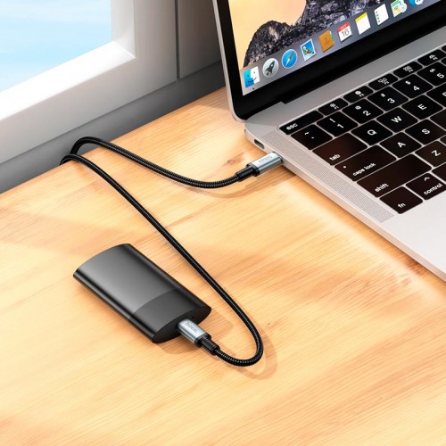 Кабель HOCO Type-C to Type-C USB 3.0 excellent speed cable US10 |0.5m, 3A, 5Gbps|