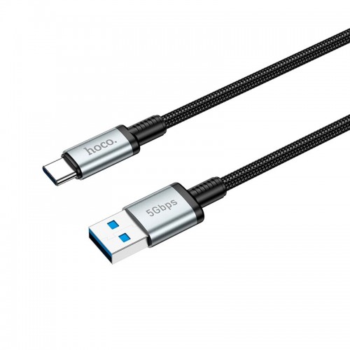 Кабель HOCO USB to Type-C USB 3.0 excellent speed cable US10 |0.5m, 3A, 5Gbps|