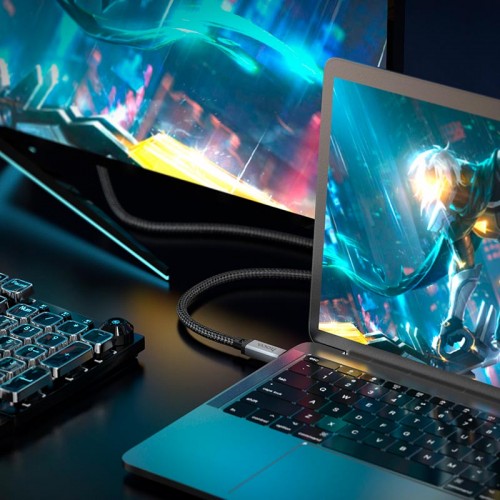 Кабель HOCO USB4 HD high speed data cable US05 |1m, 100W/5A, 8k|