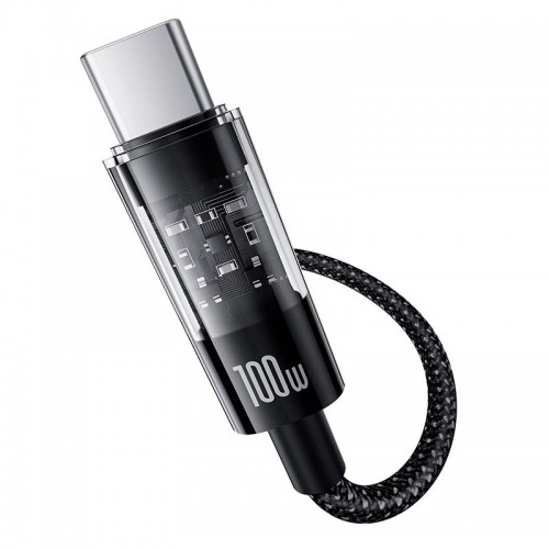 Кабель Baseus Gem Fast-Charging Data Cable USB to USB-C |100W/6A, 1m| black