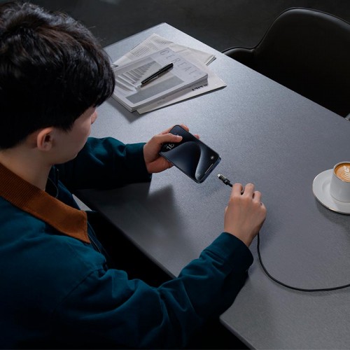 Кабель Baseus Gem Fast-Charging Data Cable USB-C to USB-C |100W, 1m| black