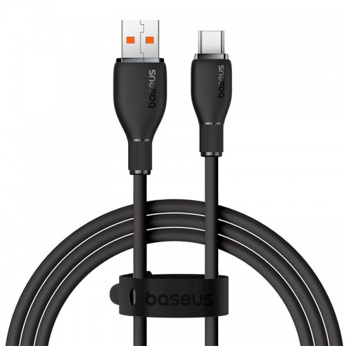 Кабель Baseus Type-C Pudding Series Fast Charging Cable |100W/6A, 1.2m| black