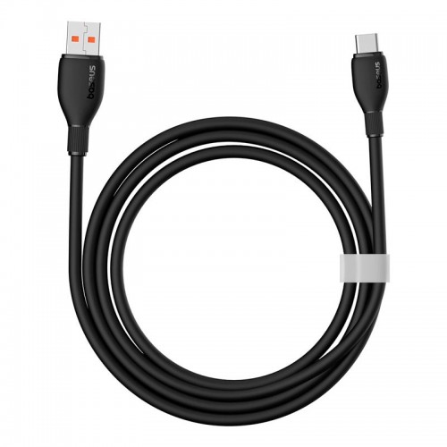 Кабель Baseus Type-C Pudding Series Fast Charging Cable|100W/6A, 2m| black