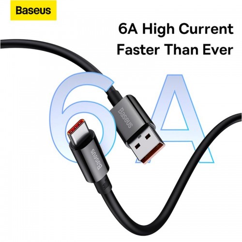 Кабель Baseus Superior Series Fast Charging Data Cable USB to Type-C |100W/6A, 1m|