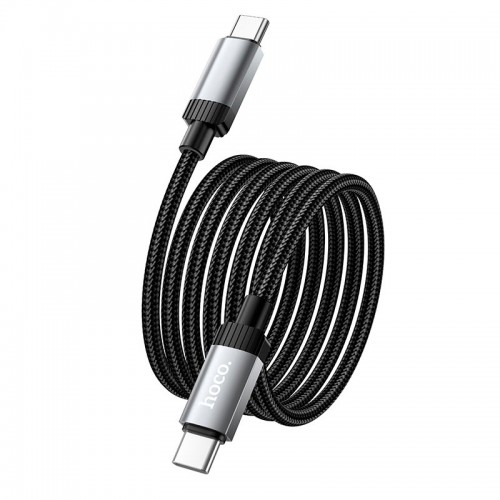 Кабель HOCO Type-C до Type-C Star charging data cable X117 |1m, 60W| black