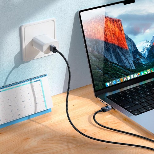 Кабель HOCO Type-C Generous charging data cable with display X118 |1m, 5A|