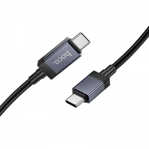 Кабель HOCO Type-C to Type-C Generous charging data cable with display X118 |1m, 60W|