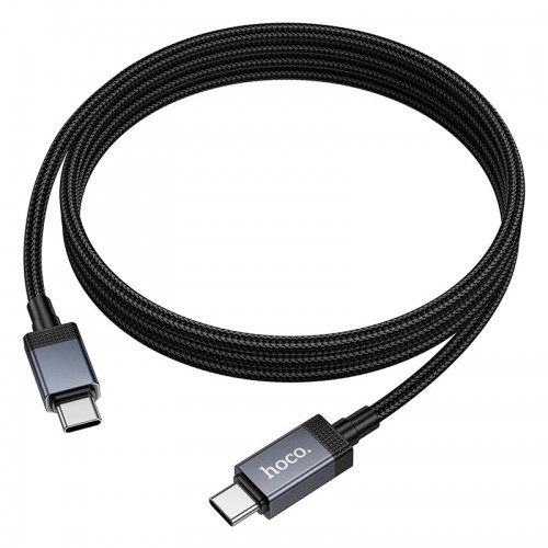 Кабель HOCO Type-C до Type-C Generic charging data cable with display X118 |1m, 60W| black