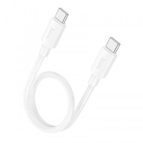 Кабель HOCO Type-C до Type-C Hyper fast charging data cable X96 |0,25m, 60W/3A| white