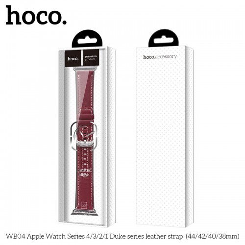 Кожаный ремешок для Apple Watch Series 4 HOCO Duke series WB04 |40mm|