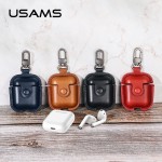 Чохол USAMS Шкіряний для Airpods US-BH475 черный