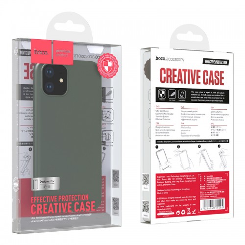 Чохол HOCO TPU fascination series protective для iPhone 11 black