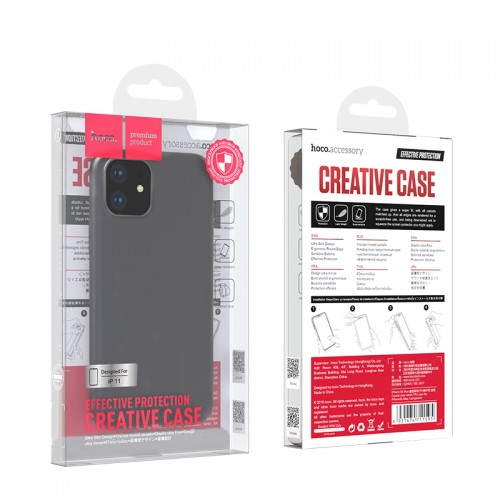 Чохол HOCO TPU fascination series protective для iPhone 11 black