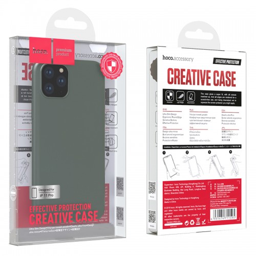 Чохол HOCO TPU fascination series protective для iPhone 11 Pro black