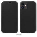 Чохол Hoco Colorful series liquid silicone для Phone11 black